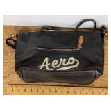 Vintage Aero black crossbody shoulder bag