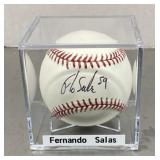 Fernando Salas autographed baseball
