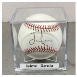 Jaime Garcia autographed baseball