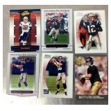 Group of football cards