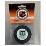 Hartford Whalers hockey puck