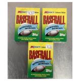 3 1988 Topps Kmart baseball card sets