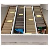 Box of 1986 Topps baseball cards