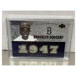 Jackie Robinson UD Premier Remnants baseball card