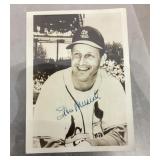 Stan Musial autographed photo