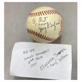 Jay Difani autographed baseball