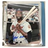 Hank Aaron autographed photo