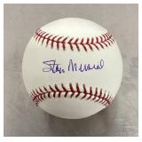 Stan Musial autographed baseball