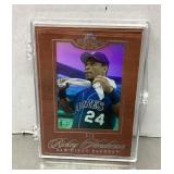 Rickey Henderson 1/1 Sterling baseball card
