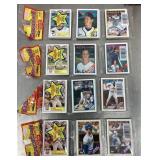 4 sealed 1988 Baseball card rack packs
