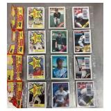4 Sealed 1988 Topps baseball rack packs