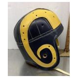 Vintage LA Rams leather football helmet