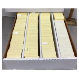 Box of 1991 Fleer baseball cards