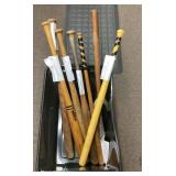 Group of baseball bats