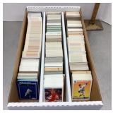 Box of sports cards