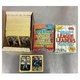 2 Baseball card sets and stickers
