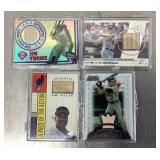 4 game used bat baseball cards