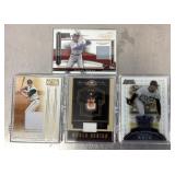 4 game worn jersey baseball cards