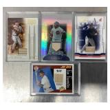 4 game used bat baseball cards