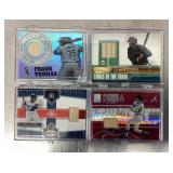 4 game used bat baseball cards