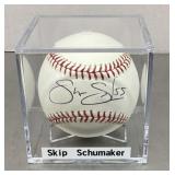Skip Schumaker autographed baseball