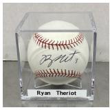 Ryan Theriot autographed baseball