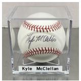 Kyle McClellan autographed baseball