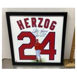 Whitey Herzog autographed collectible