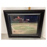 Framed Stan Musial autographed photo