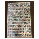 1985 Topps Baseball Cards uncut sheet
