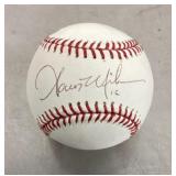 Aaron Miles autographed baseball