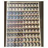 St Louis Blues hockey cards uncut sheet
