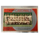 1951 St. Louis Cardinals scorecard ï¿½ unused