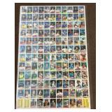 1985 Topps Baseball cards uncut sheet