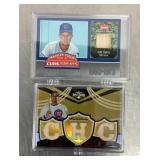 2 game used bat baseball cards
