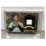 Bob Lemon game worn jersey baseball card