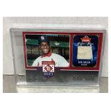 Bob Gibson game worn jersey baseball card