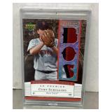 Curt Schilling Premier Patch baseball card