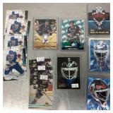 Group of hockey cards