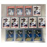 Group of Sammy Sosa rookie cards
