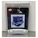 Roy Campanella patch baseball card