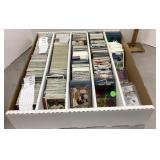 Box of assorted baseball cards