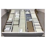 Box of 2005-2006 Baseball cards