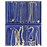 Costume jewelry necklaces