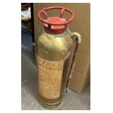 Brass fire extinguisher