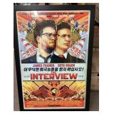 "The Interview" movie poster 30 x 43