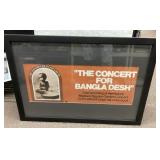 Promo poster for Concert for Bangla Desh album