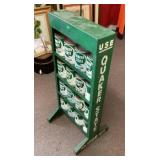 Quaker State motor oil service station display