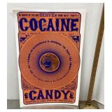 Cocaine Candy psychedelic poster