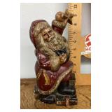 Cast iron Santa Claus doorstop